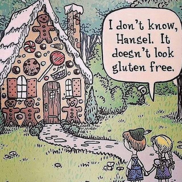 gluten free cartoon